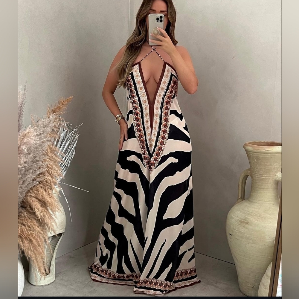 Maxi Halter Dress